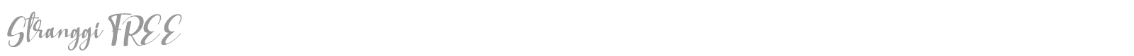 Stranggi font preview
